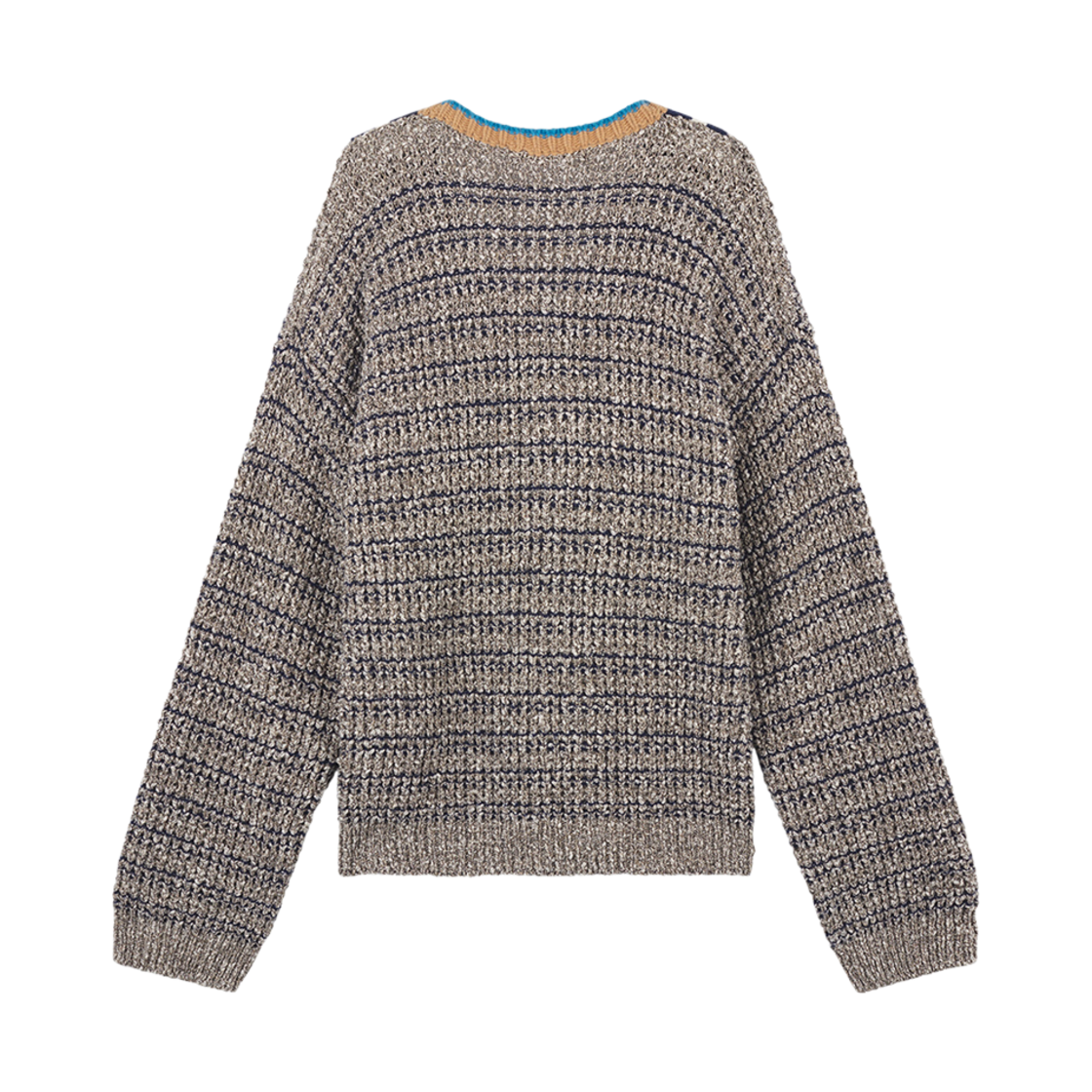 메종 키츠네 볼드 폭스 헤드 크래프티 컴포트 점퍼 블랙 화이트 베이지(Maison Kitsune Bold Fox Head Crafty Comfort Jumper Black White Beige) - 2