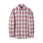 Customellow Vintage Dyed Check Shirt Red