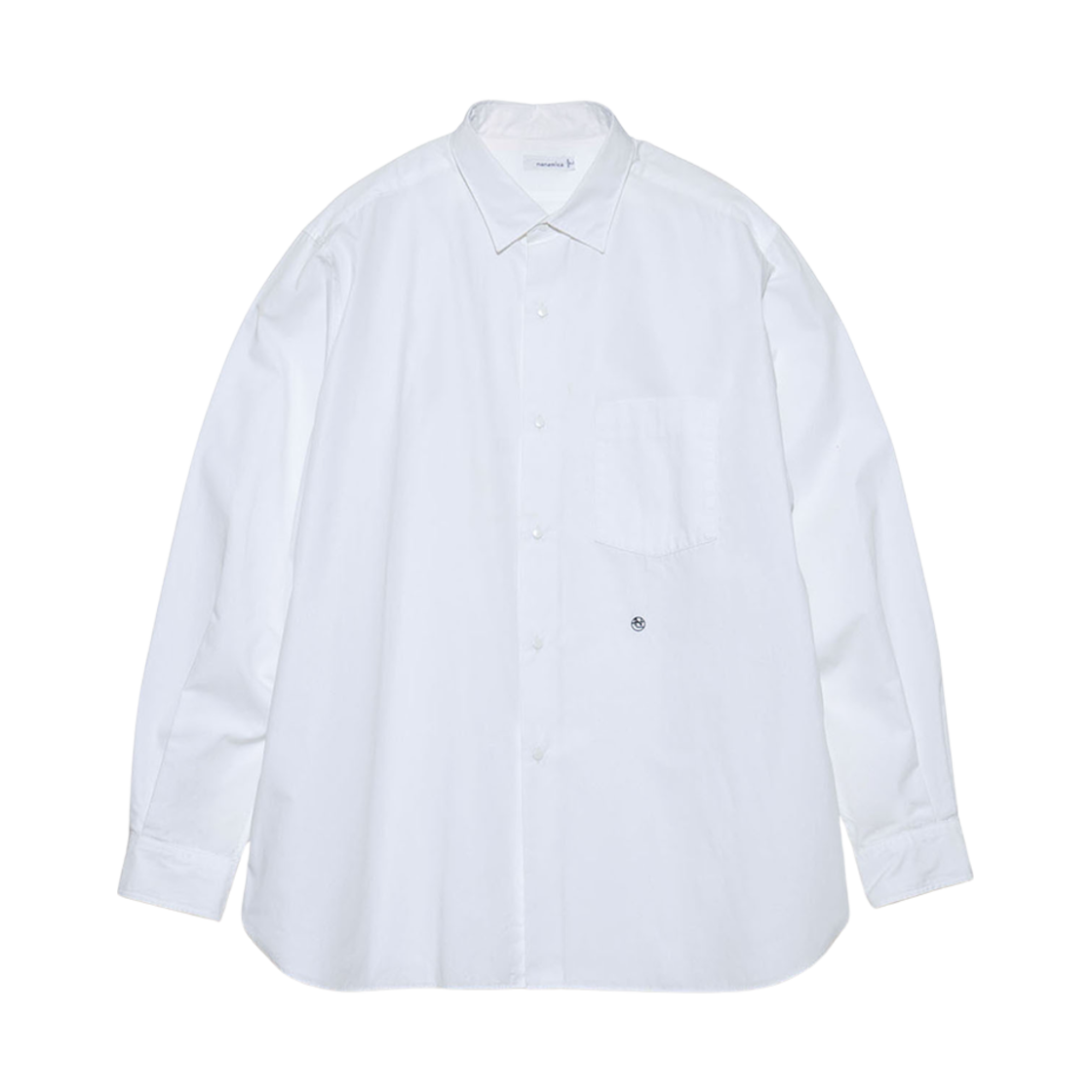 SUGS400 Nanamica Regular Collar Wind Shirt Off White