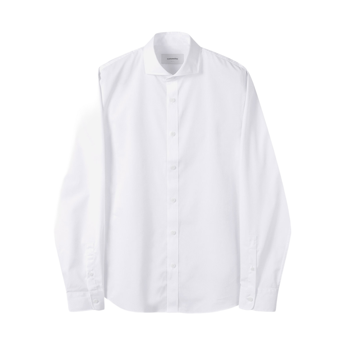 C9SAM25002WHX Customellow Outlet Basic Horizontal Collar Dress Shirt White