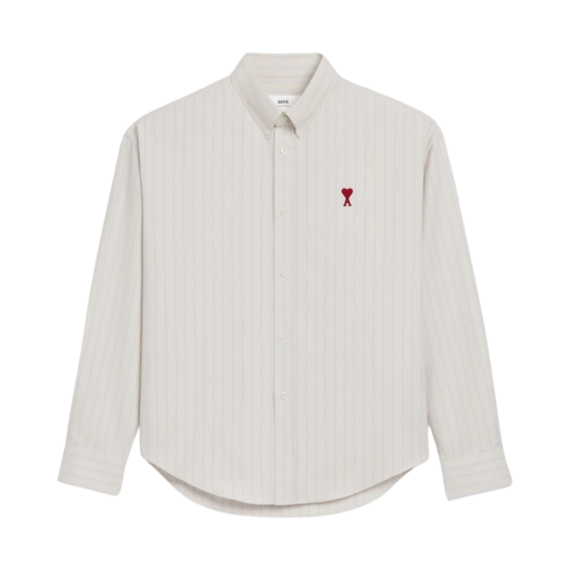AMI de Coeur Boxy Fit Shirt Chalk Cashmere Blue