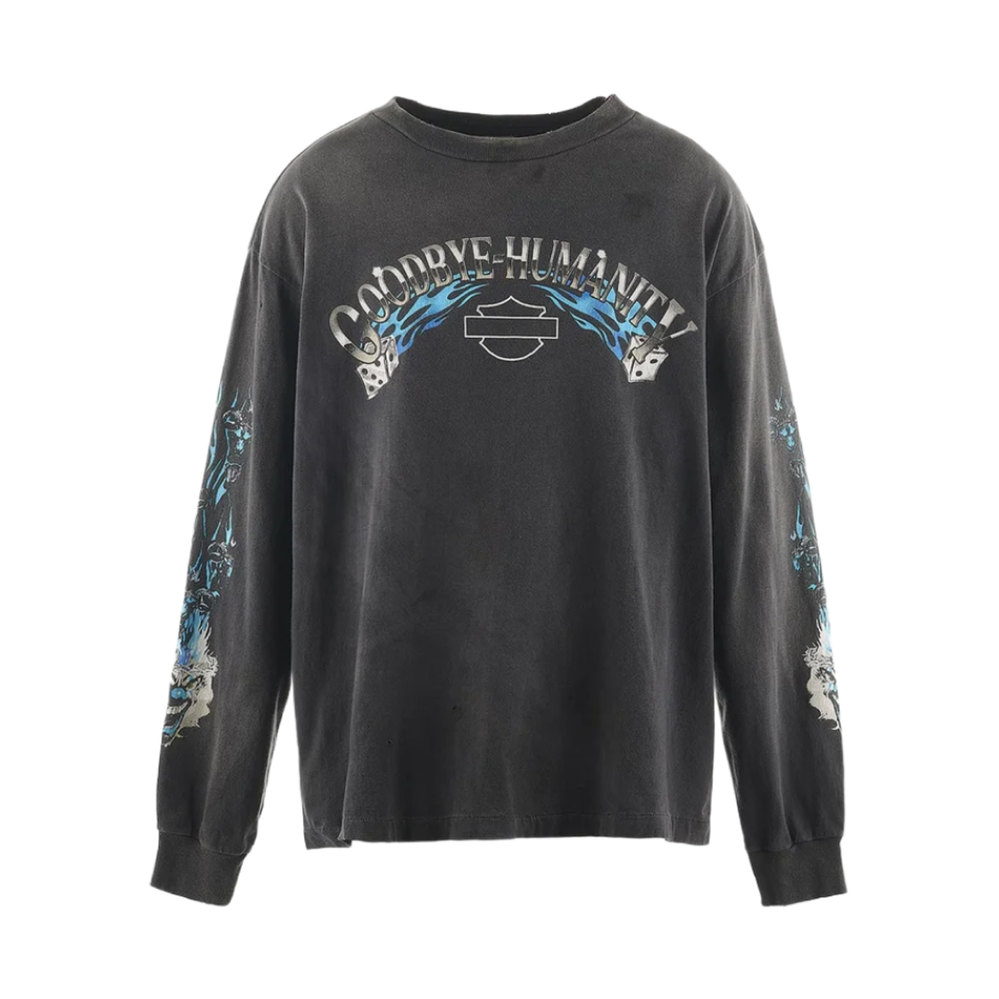YS1-0000-013 Saint Mxxxxxx BTFL Bastars L/S T-Shirt Black - 24AW