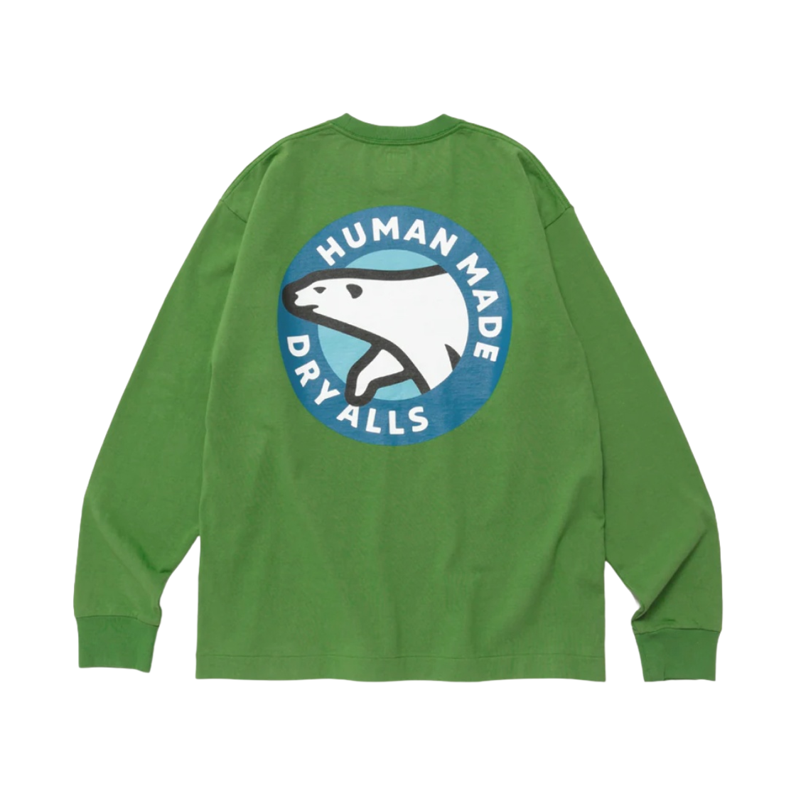 휴먼 메이드 그래픽 롱슬리브 티셔츠 그린(Human Made Graphic L/S T-Shirt Green) - 1