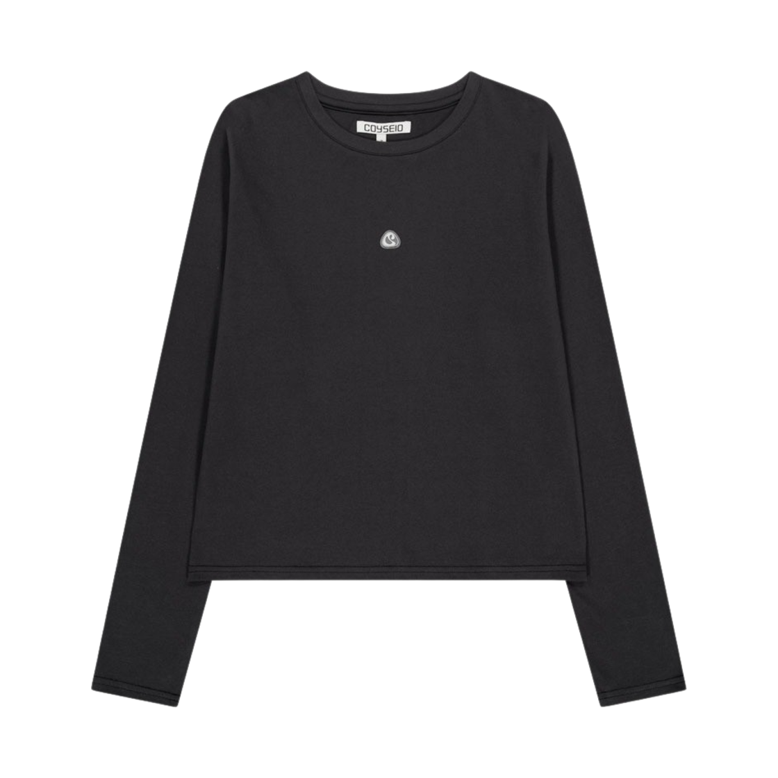 코이세이오 심볼 로고 롱슬리브 티셔츠 차콜