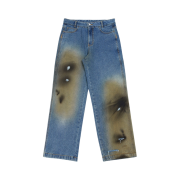 Ader Error Fendig Jeans Blue