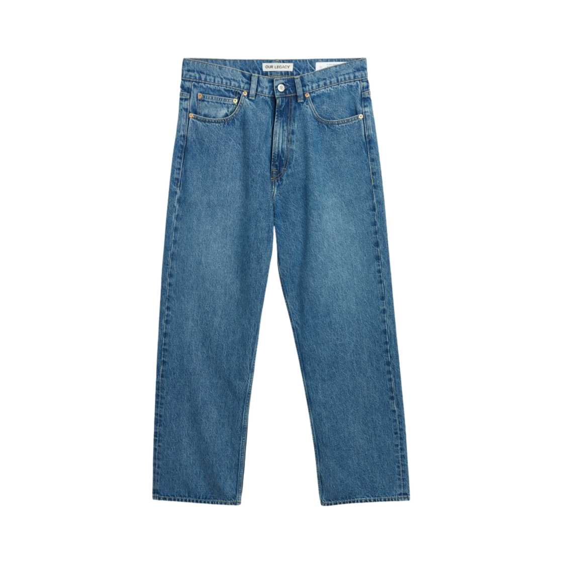 M4225TBT Our Legacy Third Cut Blue Tech Wash Denim