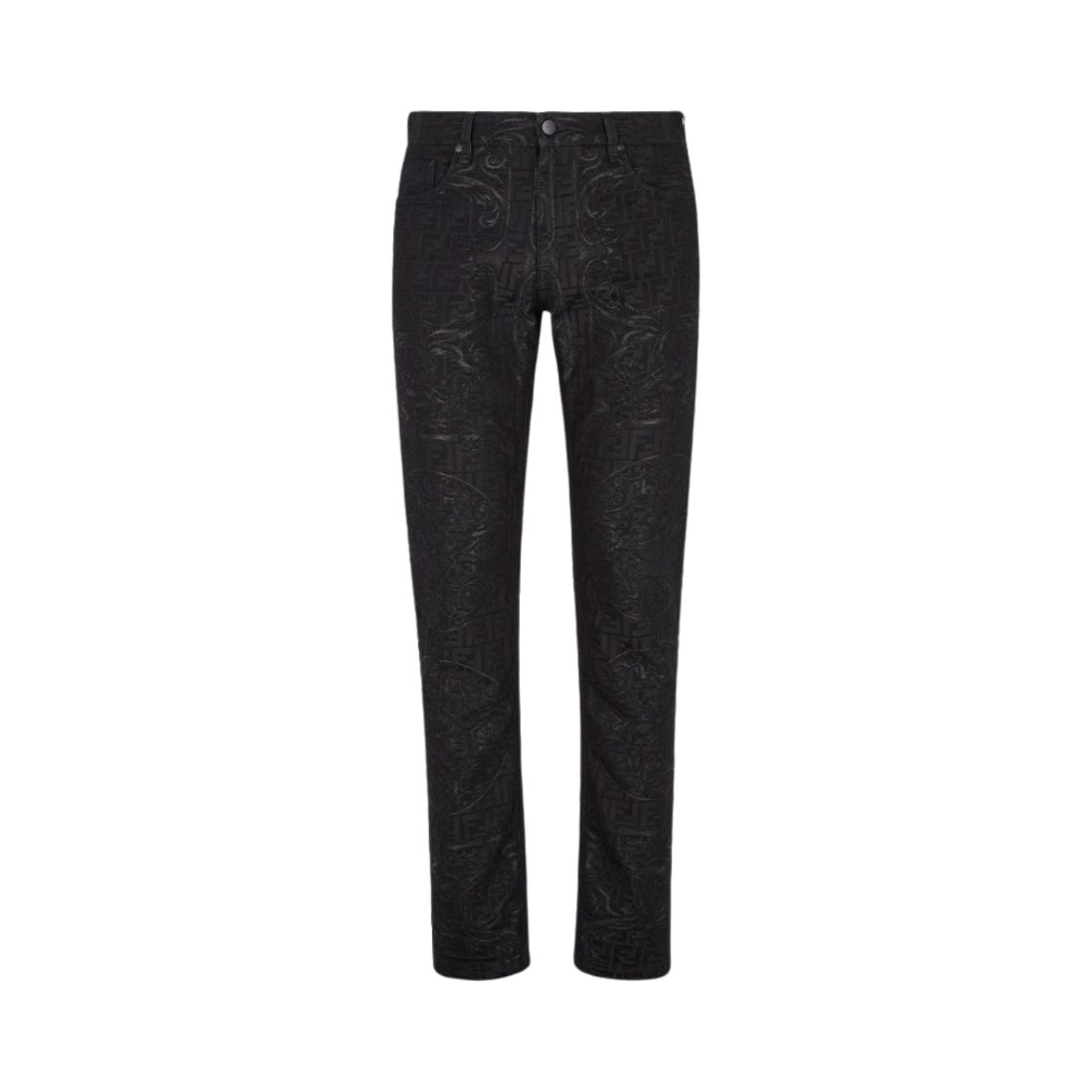 FLP201AKCWF0QA1 Fendi x Versace Fendace Denim Pants Black