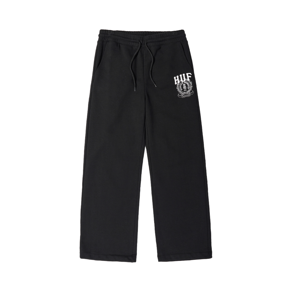 HC3WPPTB01BLK HUF X Reddy Pinnacle University Straight Pants Women Black