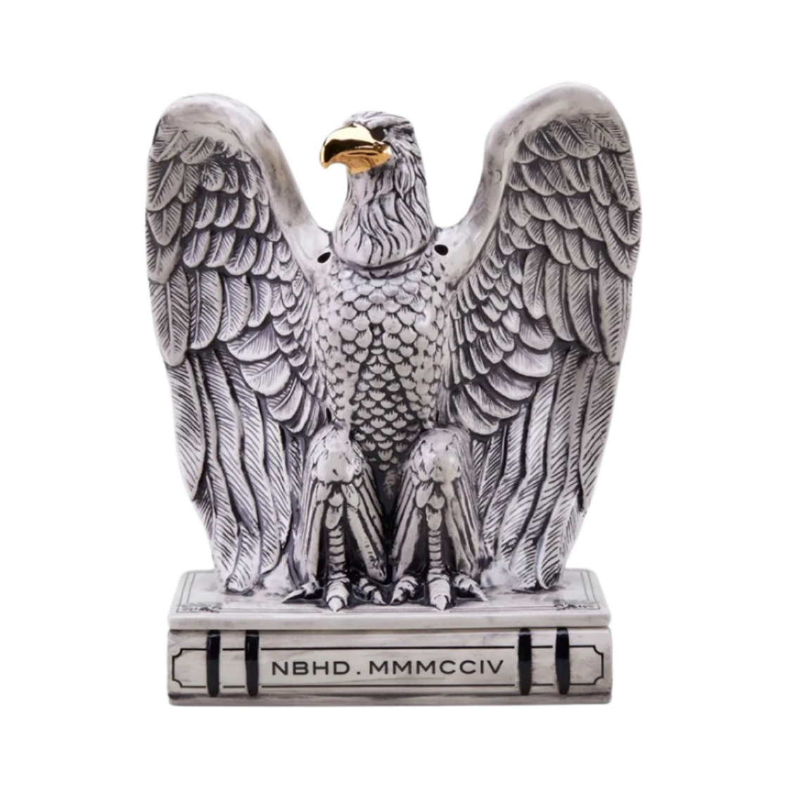 222AINH-AC01 Neighborhood Eagle Ceramic Incense Chamber Black