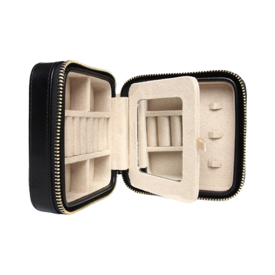 울프 1834 캐롤라인 집 케이스 블랙(Wolf 1834 Caroline Zip Case Black) - 2