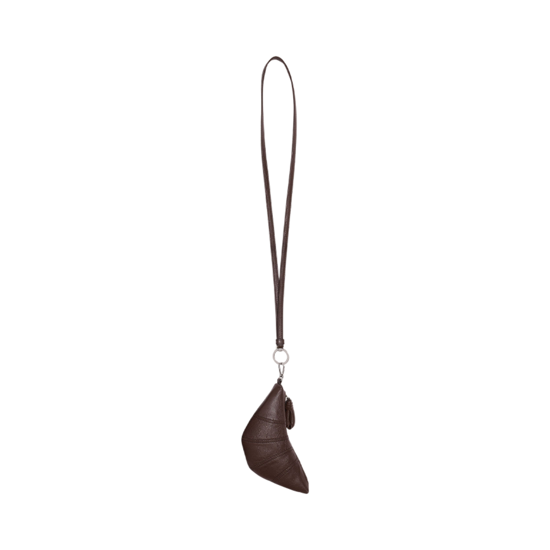 르메르 소프트 그레인드 레더 크루아상 코인 퍼스 네클리스 피칸 브라운(Lemaire Soft Grained Leather Croissant Coin Purse Necklace Pecan Brown) - 2