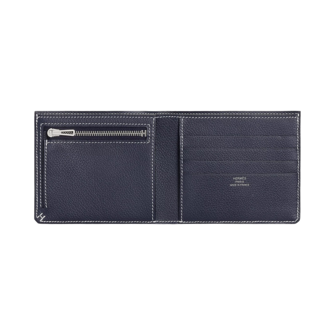 에르메스 H 셀리에 컴팩트 지갑 에버컬러 & 블루 뉘(Hermes H Sellier Compact Wallet Evercolor & Bleu Nuit) - 2