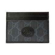 Gucci Interlocking G Card Case Black