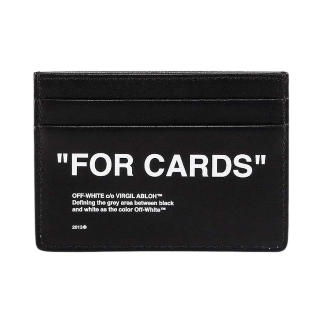 OMND017R21LEA0011001 Off-White “For Cards” Card Holder Black