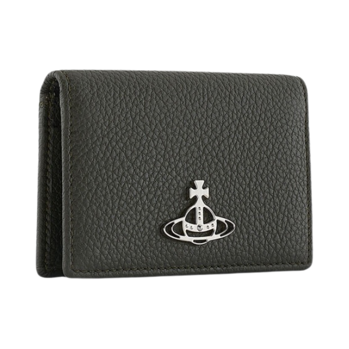 비비안 웨스트우드 그레인 카드 홀더 그린(Vivienne Westwood Grain Leather Card Holder Green) - 2