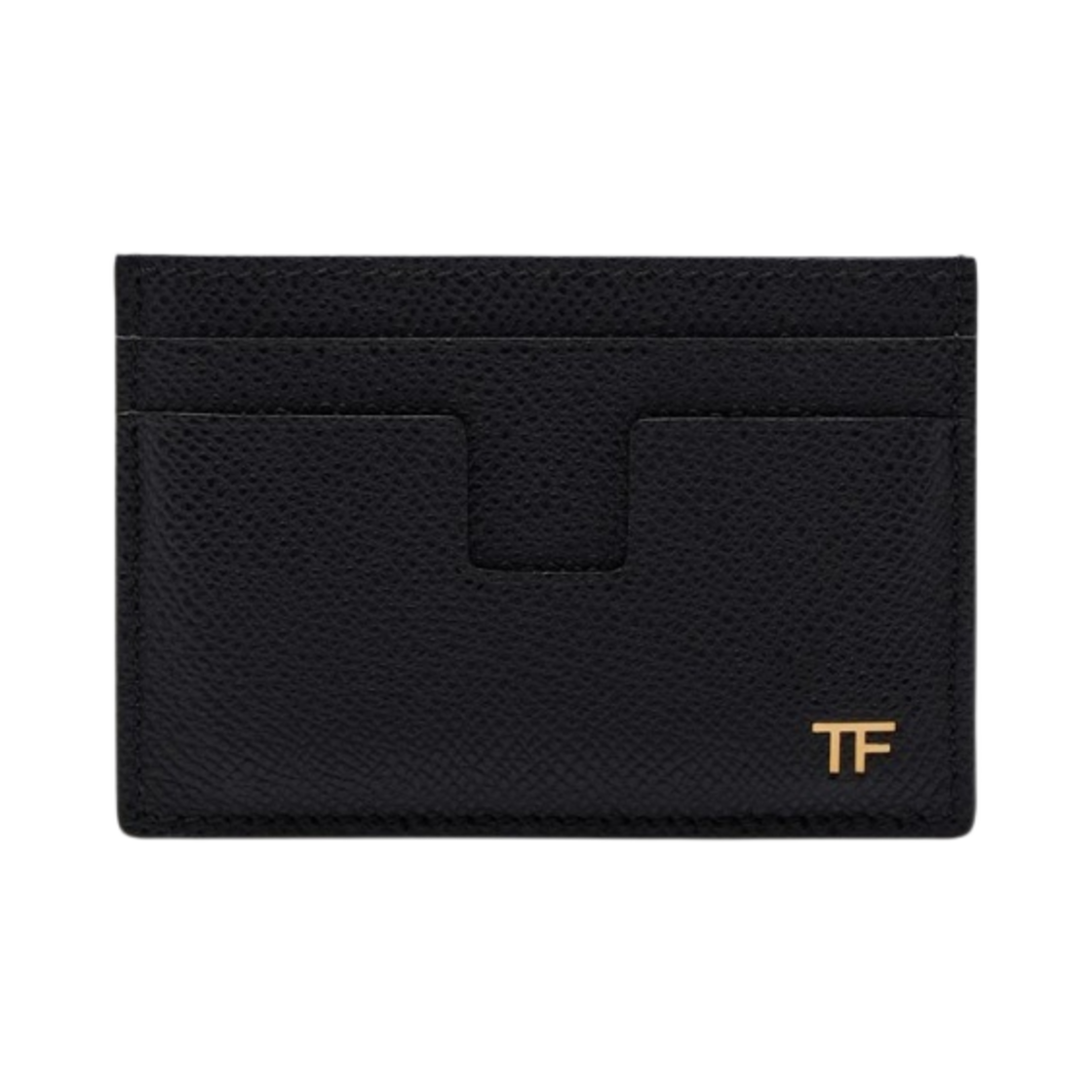 YM232T-LCL081-U9000 Tom Ford Small Grain Leather Card Holder Black
