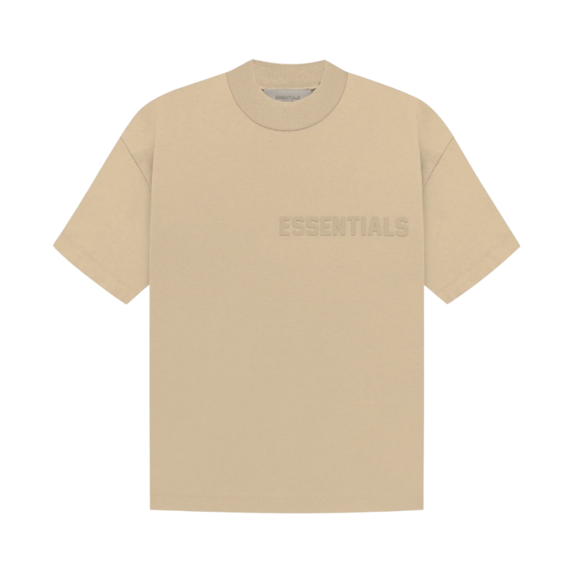(W) 에센셜 숏슬리브 티셔츠 샌드 - 23SS((W) Essentials SS T-Shirt Sand - 23SS) - 1
