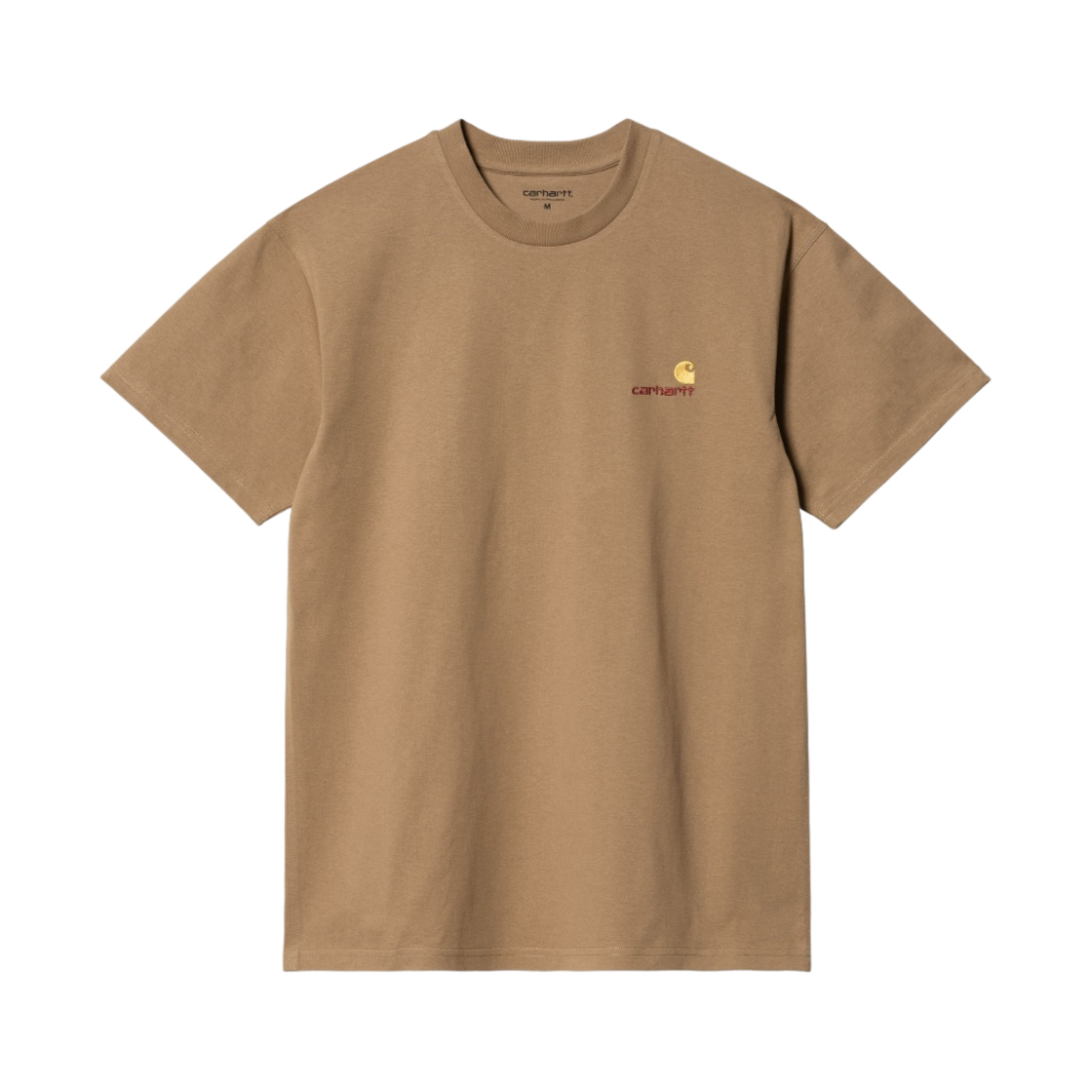 I029956-1CM-XX Carhartt WIP S/S American Script T-Shirt Buffalo - 대표 이미지 #1