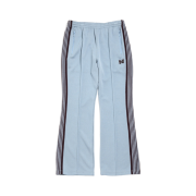 Needles Boot-Cut Track Pants Poly Smooth Sax Blue