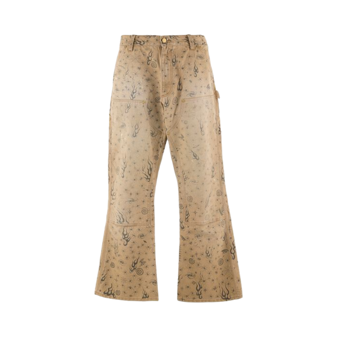 HR8-0000-C44 Saint Mxxxxxx x Dr. Woo Double Knee Pants Beige - 25SS