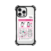 Casetify x Squid Game iPhone Game Instruction Bounce Case Black