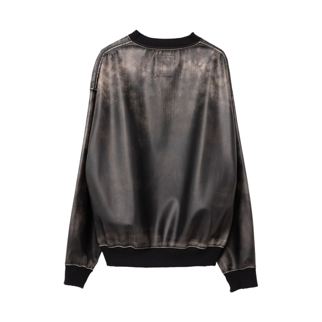 메종 미하라 야스히로 신세틱 레더 풀오버 블랙(Maison Mihara Yasuhiro Synthetic Leather Pullover Black) - 2