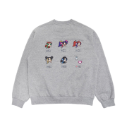Newjeans x The Powerpuff Girls Sweatshirt Grey