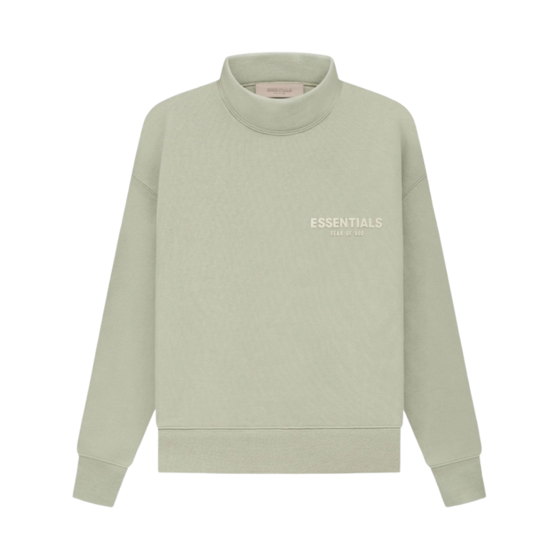 - (Kids) Essentials Mockneck Sweatshirt Seafoam - 22SS