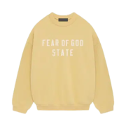 Essentials Heavy Fleece Crewneck Amber - 24FW