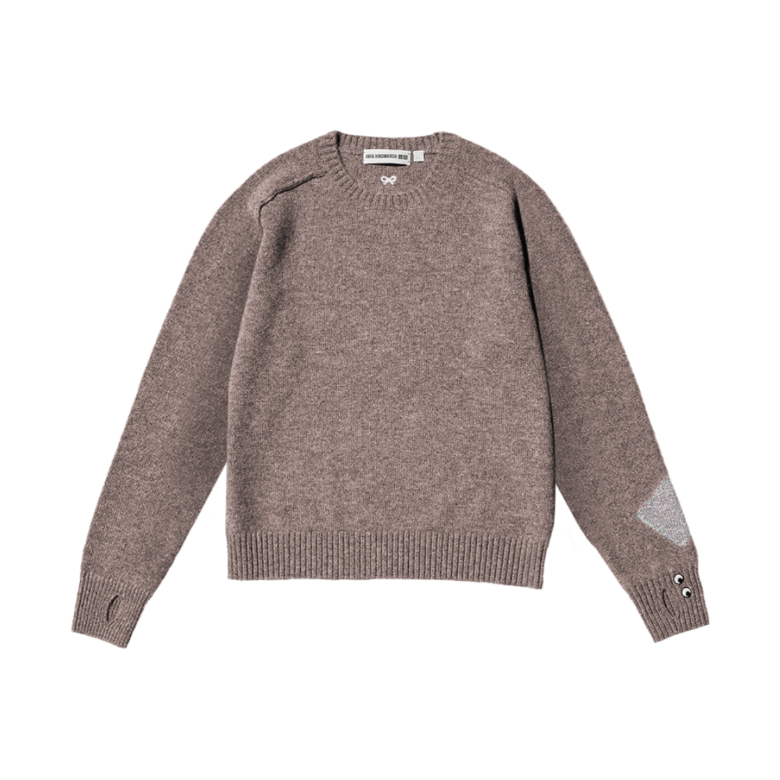 유니클로 x 안야 힌드마치 캐시미어 크루넥 스웨터 브라운 - KR(Uniqlo x Anya Hindmarch Cashmere Crewneck Sweater Brown - KR) - 1