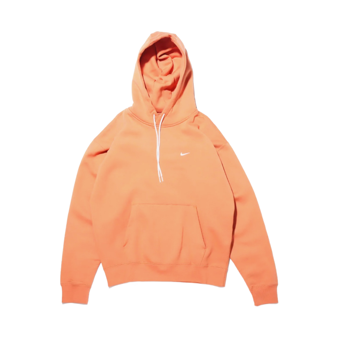 나이키 NRG 솔로 스우시 플리스 후드 힐링 오렌지 - 아시아(Nike NRG Solo Swoosh Fleece Hoodie Healing Orange - Asia)