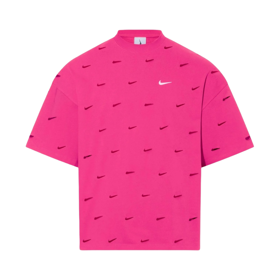 나이키 x 자크뮈스 스우시 티셔츠 워터멜론 - 아시아(Nike x Jacquemus Swoosh T-Shirt Watermelon - Asia)