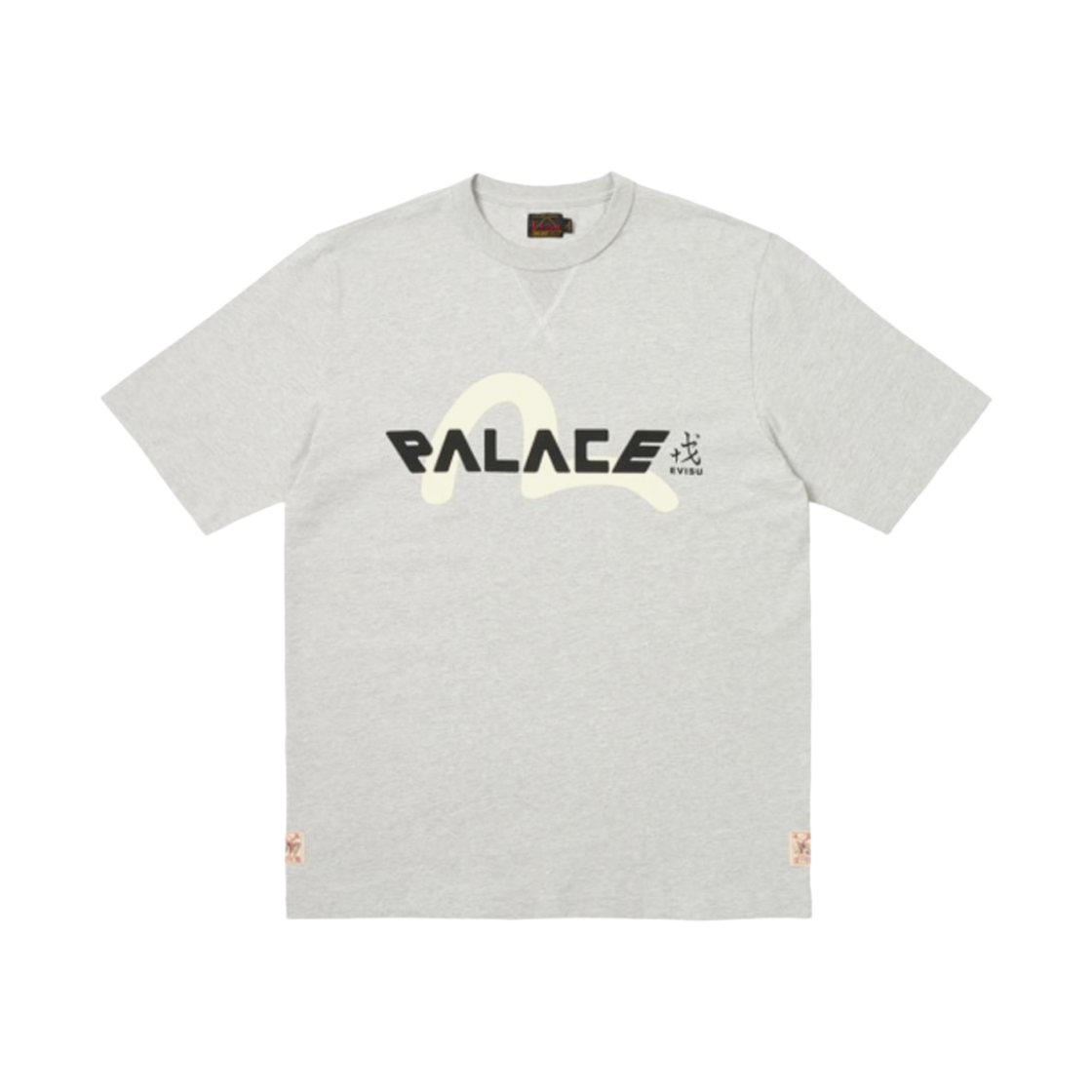 팔라스 x 에비수 티셔츠 그레이 - 24SS(Palace x Evisu T-Shirt Grey - 24SS)