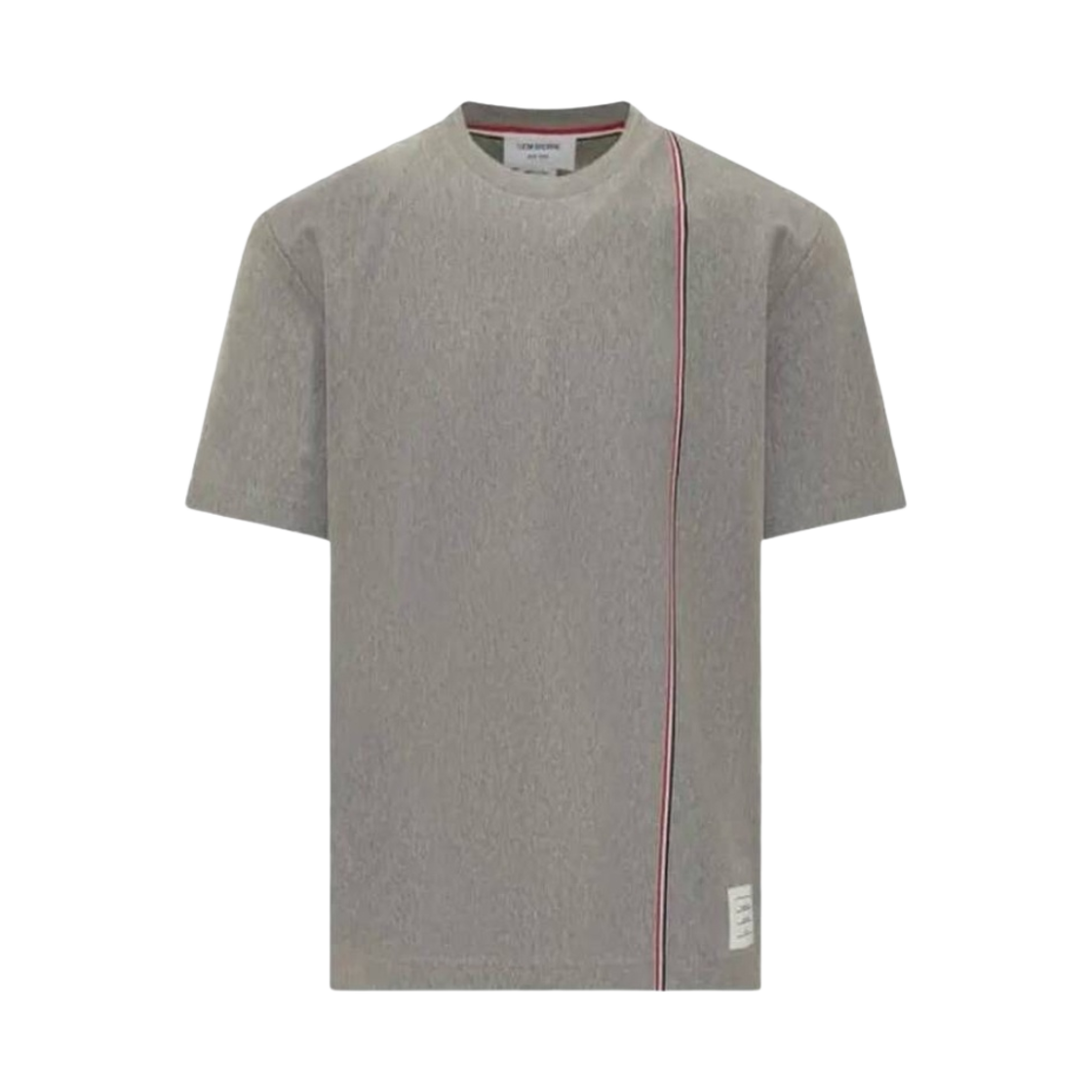 톰브라운 RWB 스트라이프 티셔츠 그레이(Thom Browne RWB Stripe T-shirt Grey) - 1