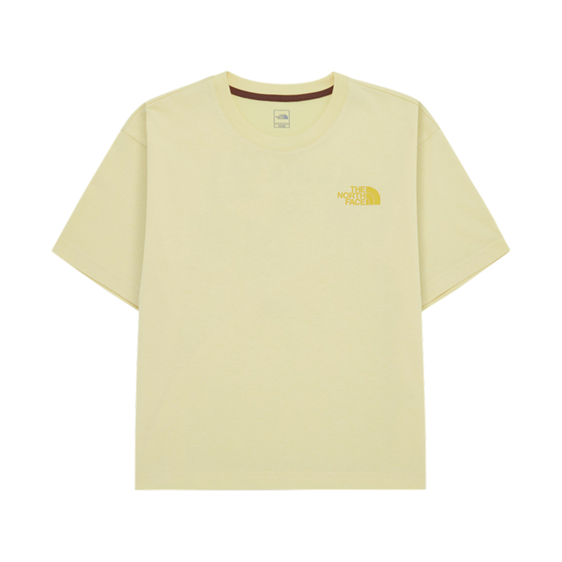 NT7UR42C (W) The North Face TNF Hangeul S/S Round T-Shirt Light Yellow - 25SS