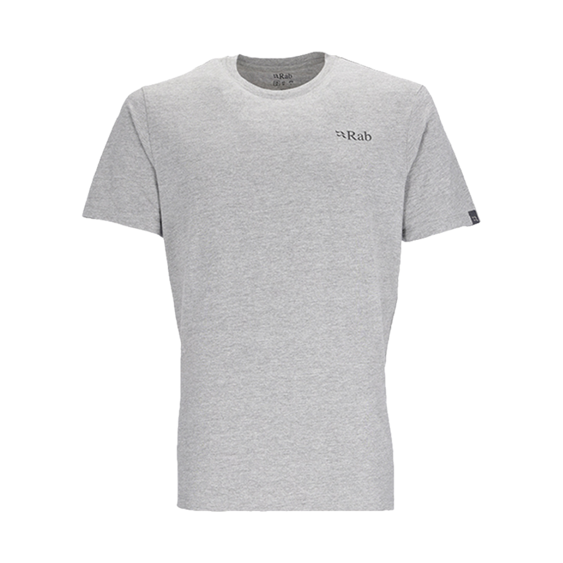 RABQCB660GRY00L Rab Stance Mountain Peak Tee Grey Marl