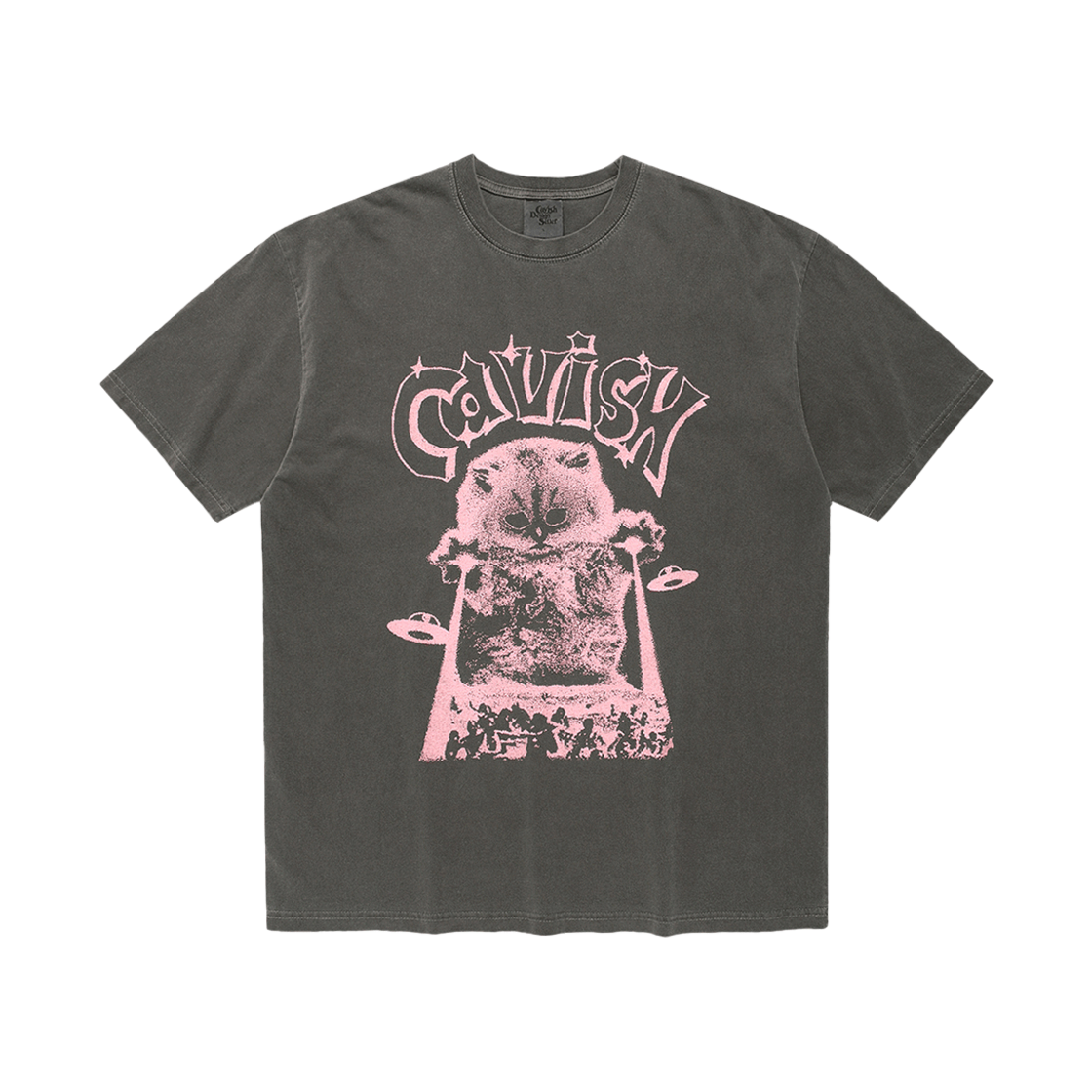 카비시 인베이더 피그먼트 숏슬리브 티셔츠 차콜(CAVISH Invader Pigment SS Tee Charcoal)