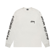 Stussy Big Cities LS T-Shirt Pigment Dyed Natural