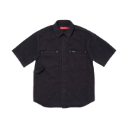 Supreme Loose Fit S/S Denim Painter Shirt Black - 24SS
