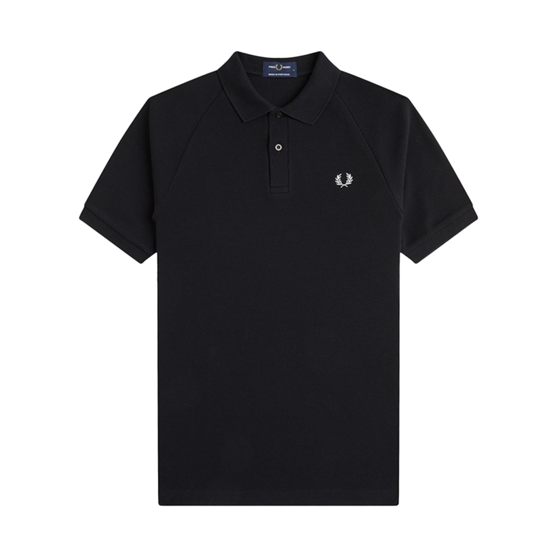 프레드페리 텍스쳐드 피케 폴로 셔츠 블랙(Fred Perry Textured Pique Polo Shirt Black)
