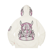 Supreme Demon Zip Up Hooded Sweatshirt White - 22SS