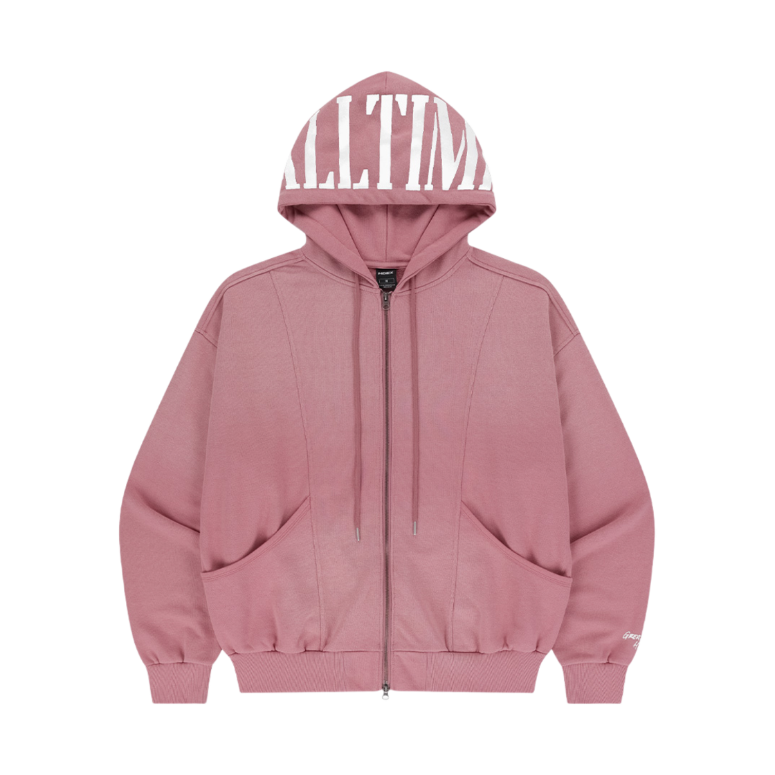 에이치덱스 스프레이 블렌드 후디 집업 핑크(HDEX Spray Blend Zip-up Hoodie Pink)