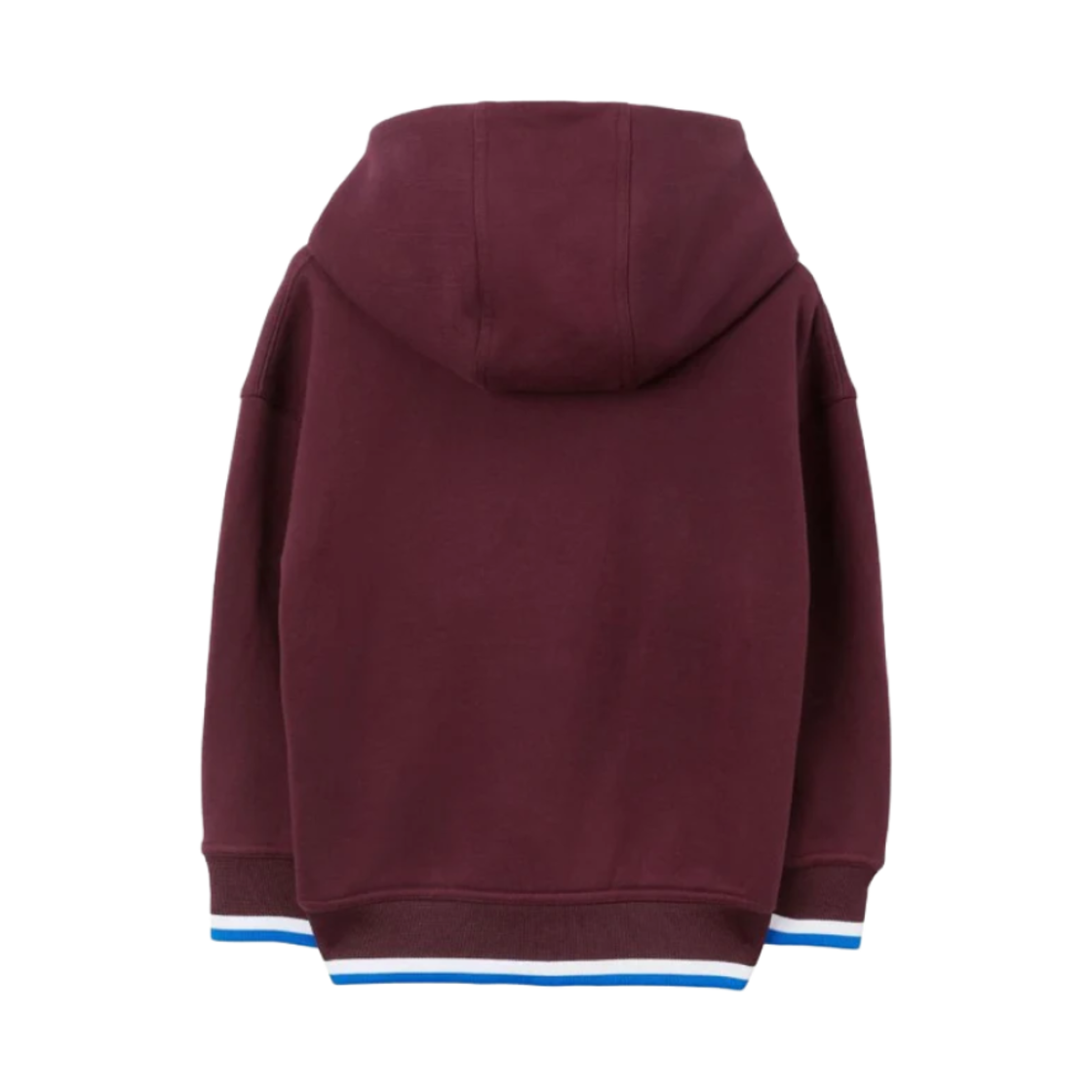 (키즈) 버버리 컬리지 그래픽 코튼 후드 프룬((Kids) Burberry College Graphic Cotton Hoodie Prune) - 2