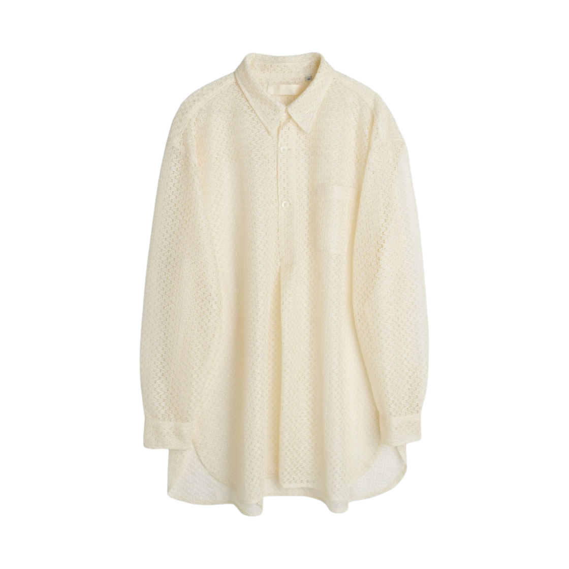 (W) 아워레가시 팝오버 셔츠 오프 화이트 테크니컬 레이스((W) Our Legacy Popover Shirt Off White Technical Lace) - 1