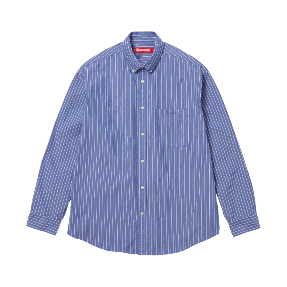슈프림 루즈 핏 스트라이프 셔츠 블루 - 23FW(Supreme Loose Fit Stripe Shirt Blue - 23FW) - 1