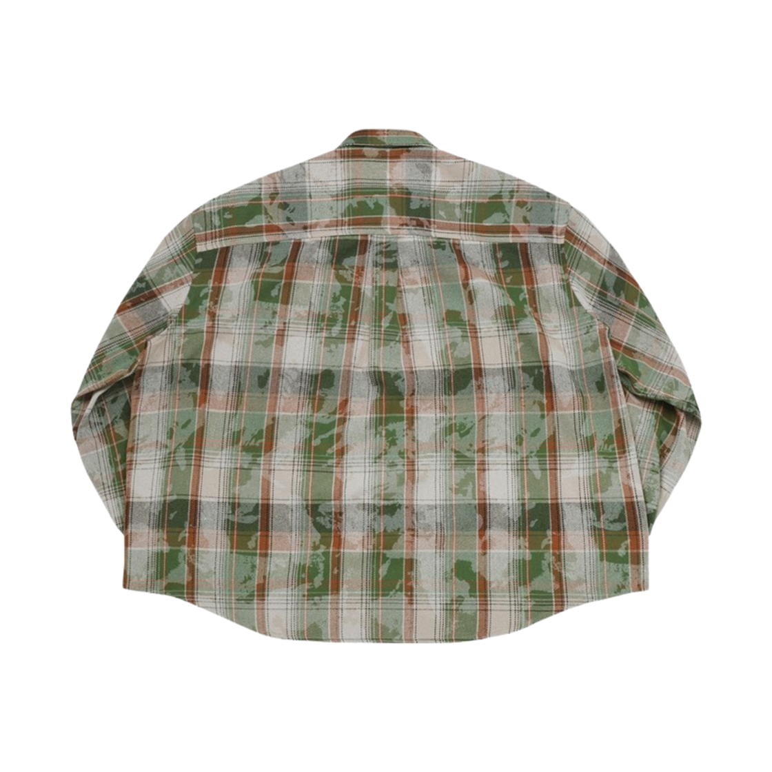 엠제이디 오버사이즈 체크 셔츠 빈티지 그린(MJD Oversized Check Shirt Vintage Green) - 2