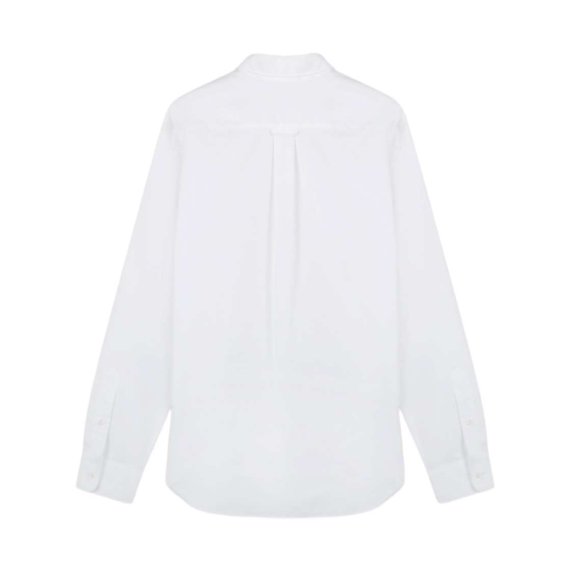 메종 키츠네 옥스포드 인스티투셔널 헤드 패치 버튼 다운 클래식 셔츠 화이트(Maison Kitsune Button Down Classic Shirt with Institutional Head Patch in Oxford White) - 2