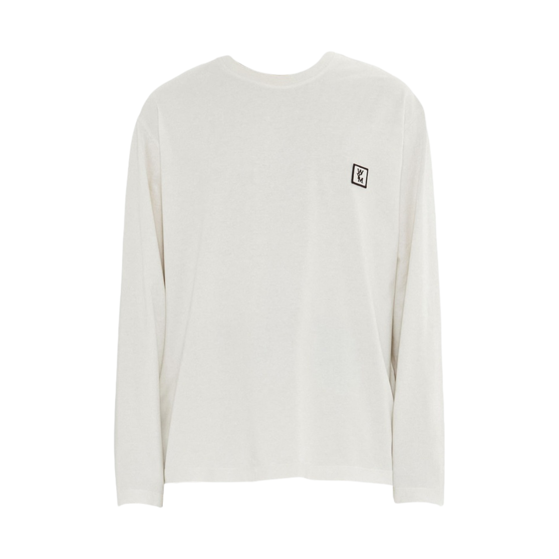 우영미 코튼 백로고 롱슬리브 티셔츠 아이보리 - 23SS(Wooyoungmi Cotton Back Logo Long Sleeve T-shirt Ivory - 23SS) - 2