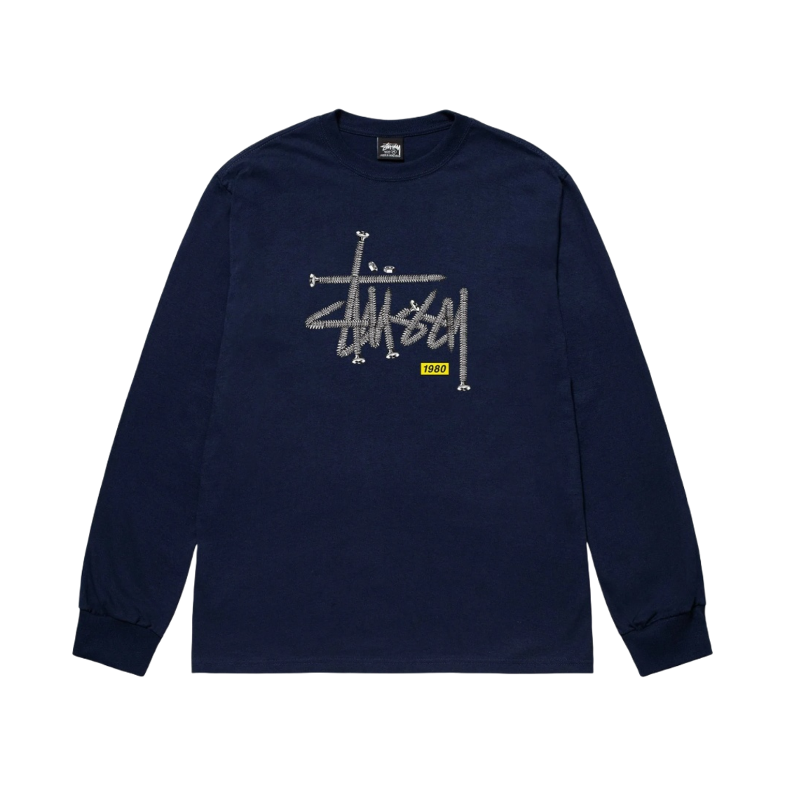 스투시 하드웨어 롱슬리브 티셔츠 네이비(Stussy Hardware LS T-Shirt Navy) - 1