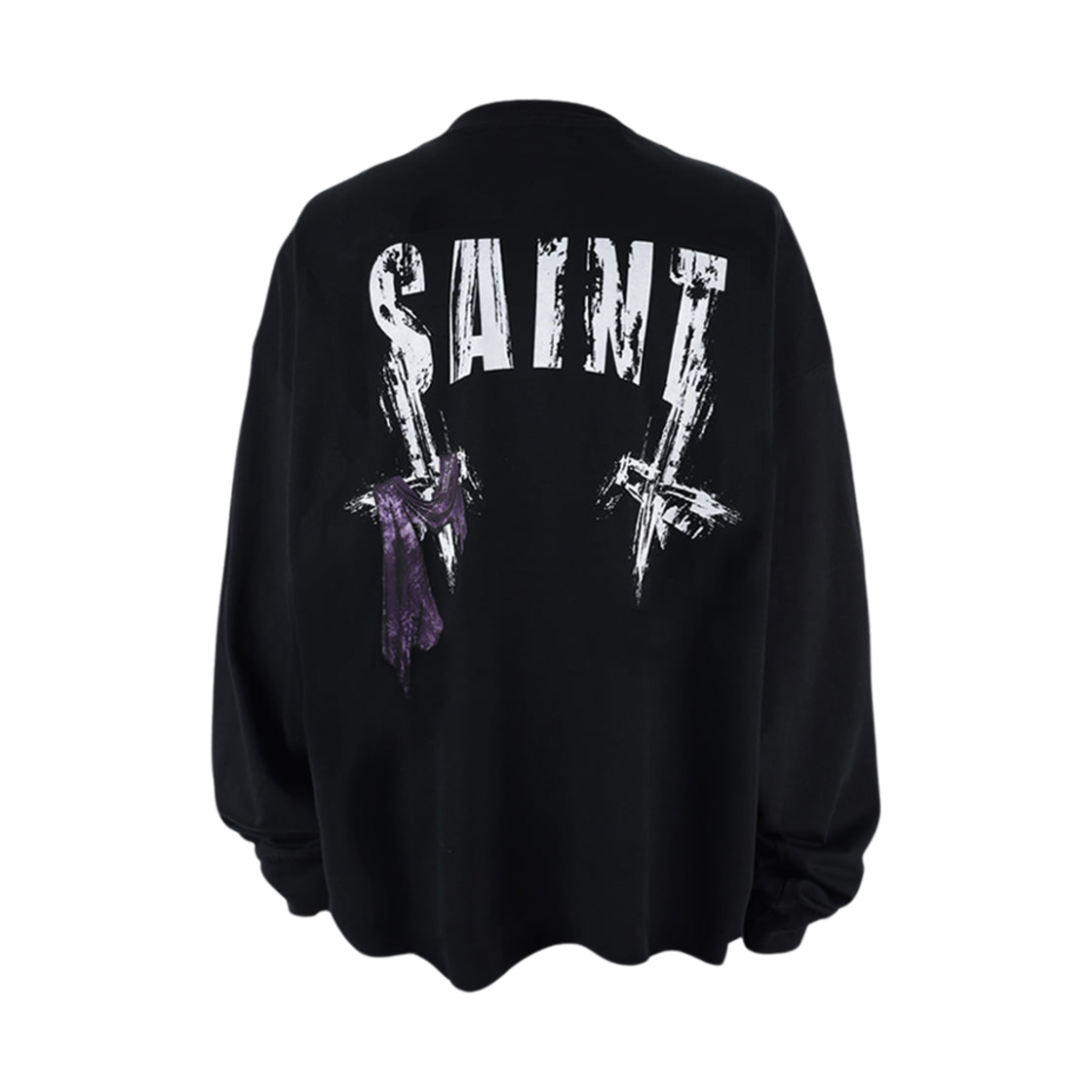 어웬드 세인트 롱슬리브 티셔츠 블랙(Awende Saint Long Sleeve T-Shirt Black)
